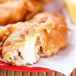 Premium non-GMO Atlantic Battered (Crispy Coating) Cod Fillets (4 x 100g) ***Special Offer - TWELVE packs***